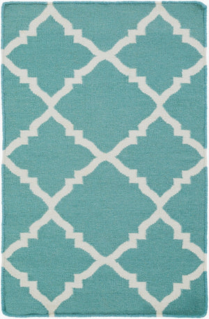 Surya Frontier Ft-220 Handmade 2' X 3' Wool Rug - Durable, Modern Decor With Natural Charm & Warranty Seafoam Wool Ft221-23