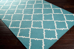 Surya Frontier Ft-220 Handmade 2' X 3' Wool Rug - Durable, Modern Decor With Natural Charm & Warranty Seafoam Wool Ft221-811
