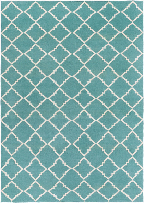 Surya Frontier Ft-220 Handmade 2' X 3' Wool Rug - Durable, Modern Decor With Natural Charm & Warranty Seafoam Wool Ft221-811