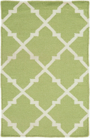 Surya Frontier Ft-220 Handmade 2' X 3' Wool Rug - Durable, Modern Decor With Natural Charm & Warranty Green Wool Ft226-913