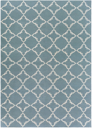 Surya Frontier Ft-220 Handmade 2' X 3' Wool Rug - Durable, Modern Decor With Natural Charm & Warranty Teal Wool Ft229-811
