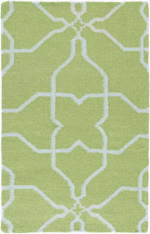 Surya Frontier Ft-220 Handmade 2' X 3' Wool Rug - Durable, Modern Decor With Natural Charm & Warranty Green Wool Ft234-23