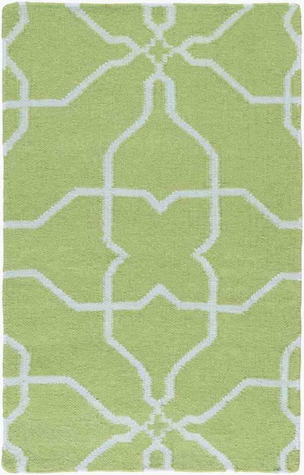 Surya Frontier Ft-220 Handmade 2' X 3' Wool Rug - Durable, Modern Decor With Natural Charm & Warranty Green Wool Ft234-23