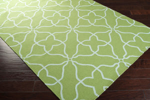 Surya Frontier Ft-220 Handmade 2' X 3' Wool Rug - Durable, Modern Decor With Natural Charm & Warranty Green Wool Ft234-23