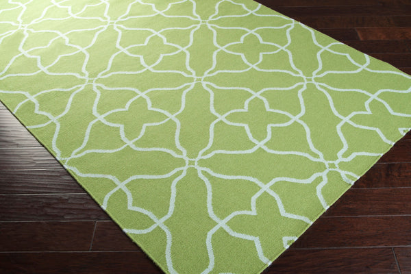 Surya Frontier Ft-220 Handmade 2' X 3' Wool Rug - Durable, Modern Decor With Natural Charm & Warranty Green Wool Ft234-23