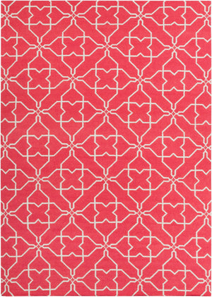 Surya Frontier Ft-220 Handmade 2' X 3' Wool Rug - Durable, Modern Decor With Natural Charm & Warranty Pink Wool Ft236-811