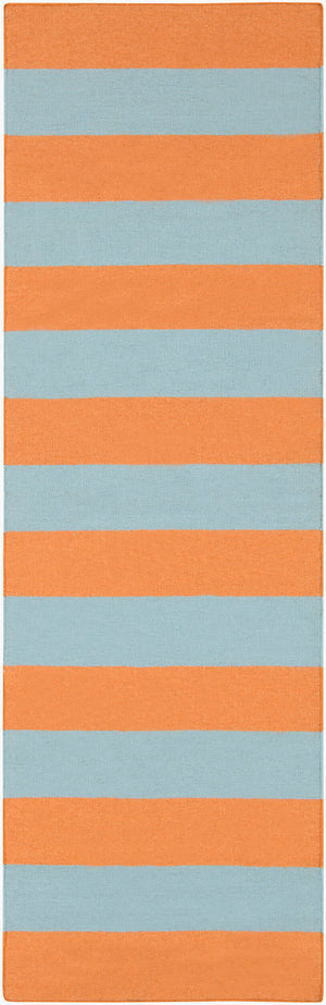 Surya Frontier Ft-220 Handmade 2' X 3' Wool Rug - Durable, Modern Decor With Natural Charm & Warranty Orange Wool Ft293-268