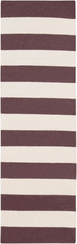 Surya Frontier Ft-220 Handmade 2' X 3' Wool Rug - Durable, Modern Decor With Natural Charm & Warranty Plum Wool Ft297-268