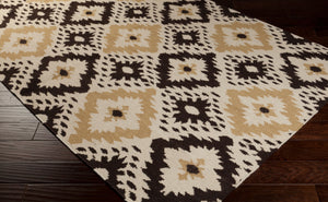 Surya Frontier Ft-304 Handmade 2' X 3' Wool Rug - Modern, Durable Design For Effortless Home Decor Style Beige Wool Ft331-268