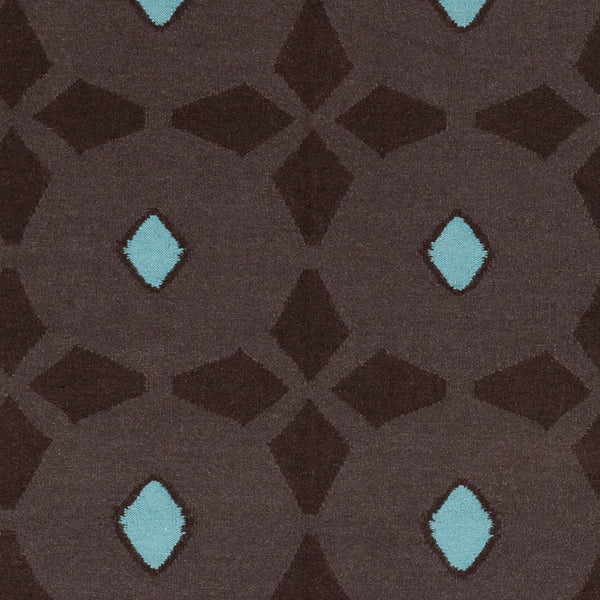 Surya Frontier Ft-304 Handmade 2' X 3' Wool Rug - Modern, Durable Design For Effortless Home Decor Style Dark Brown Wool Ft352-268