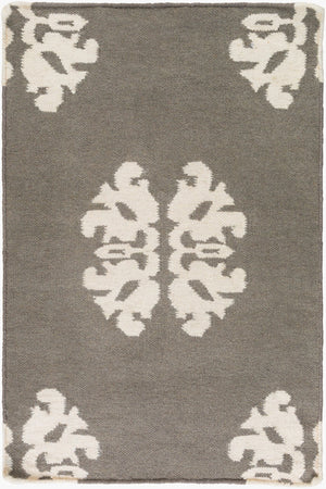 Surya Frontier Ft-304 Handmade 2' X 3' Wool Rug - Modern, Durable Design For Effortless Home Decor Style Cream Wool Ft360-23