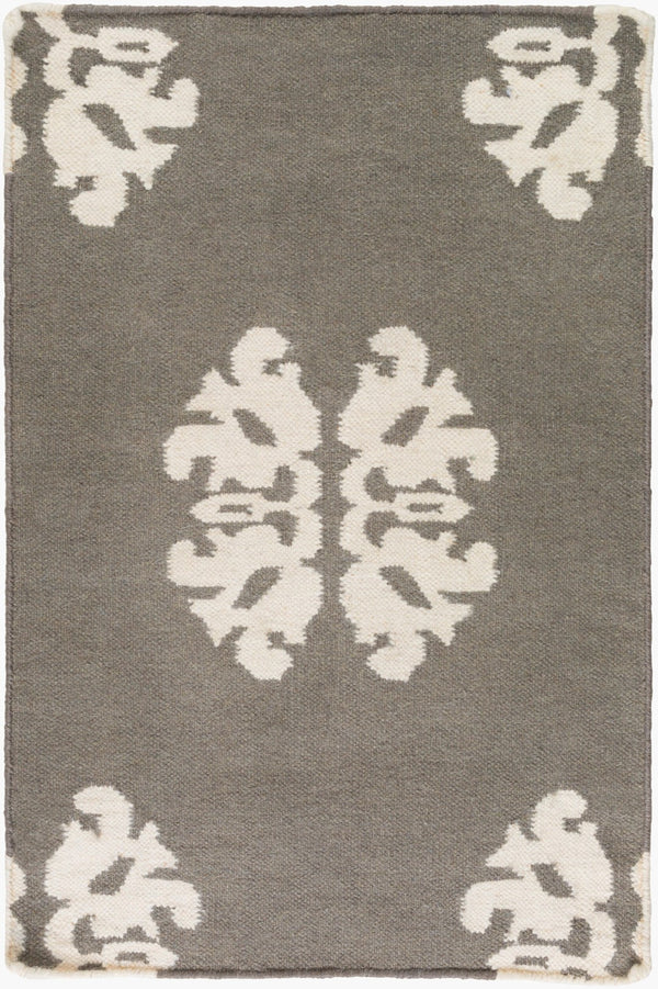 Surya Frontier Ft-304 Handmade 2' X 3' Wool Rug - Modern, Durable Design For Effortless Home Decor Style Cream Wool Ft360-23