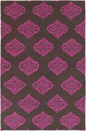 Surya Frontier Ft-304 Handmade 2' X 3' Wool Rug - Modern, Durable Design For Effortless Home Decor Style Medium Purple Wool Ft365-58
