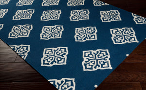 Surya Frontier Ft-304 Handmade 2' X 3' Wool Rug - Modern, Durable Design For Effortless Home Decor Style Navy Wool Ft366-23