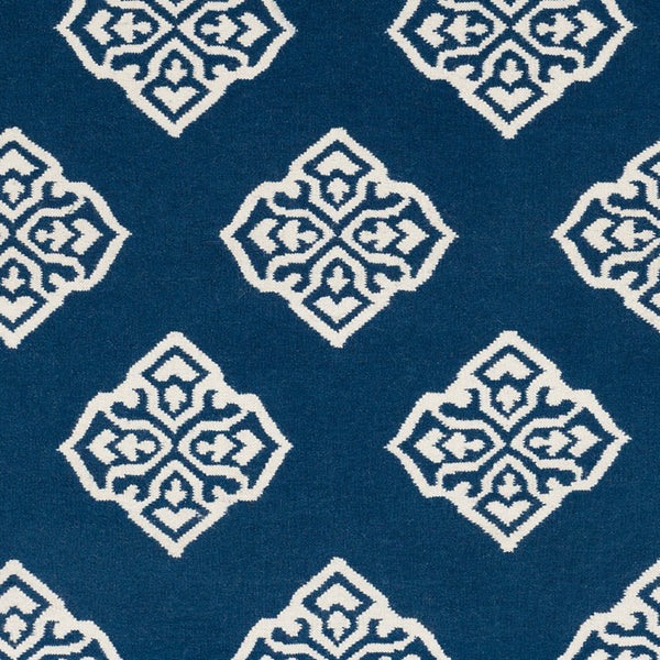 Surya Frontier Ft-304 Handmade 2' X 3' Wool Rug - Modern, Durable Design For Effortless Home Decor Style Navy Wool Ft366-23