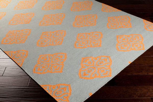 Surya Frontier Ft-304 Handmade 2' X 3' Wool Rug - Modern, Durable Design For Effortless Home Decor Style Orange Wool Ft372-268