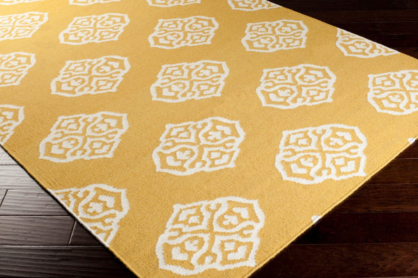 Surya Frontier Ft-304 Handmade 2' X 3' Wool Rug - Modern, Durable Design For Effortless Home Decor Style Mustard Wool Ft376-268