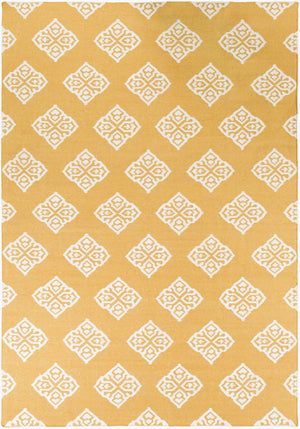 Surya Frontier Ft-304 Handmade 2' X 3' Wool Rug - Modern, Durable Design For Effortless Home Decor Style Mustard Wool Ft376-811