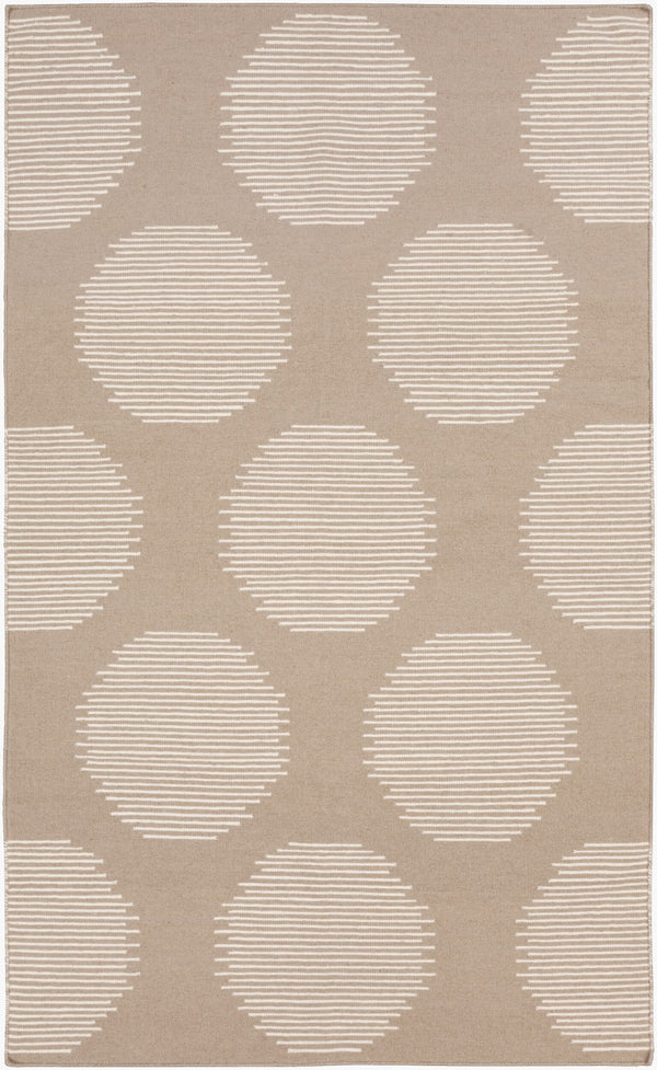 Surya Frontier Ft-304 Handmade 2' X 3' Wool Rug - Modern, Durable Design For Effortless Home Decor Style Taupe Wool Ft389-23