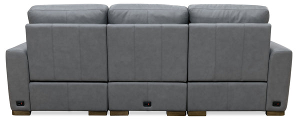 Hooker Furniture Optimus Power Reclining Sofa Top-grain Leather Three Seat Modern Living Room SS925-3PC3-094-S