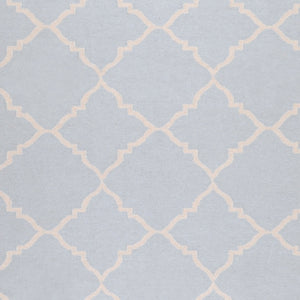Surya Frontier Ft-220 Handmade 2' X 3' Wool Rug - Durable, Modern Decor With Natural Charm & Warranty Pale Blue Wool Ft40-23