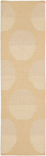 Surya Frontier 2'6" X 8' Handmade Wool Rug - Elegant Global Designs For Chic Home Decor & Durability Mustard Wool Ft404-268