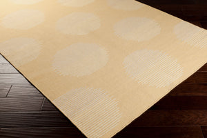 Surya Frontier 2'6" X 8' Handmade Wool Rug - Elegant Global Designs For Chic Home Decor & Durability Mustard Wool Ft404-268