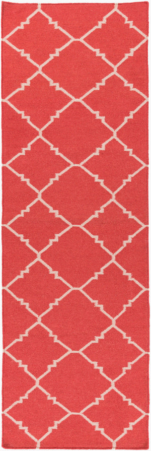Surya Frontier Ft-220 Handmade 2' X 3' Wool Rug - Durable, Modern Decor With Natural Charm & Warranty Red Wool Ft41-268