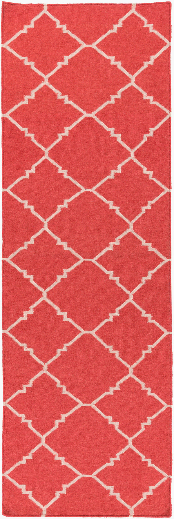 Surya Frontier Ft-220 Handmade 2' X 3' Wool Rug - Durable, Modern Decor With Natural Charm & Warranty Red Wool Ft41-268