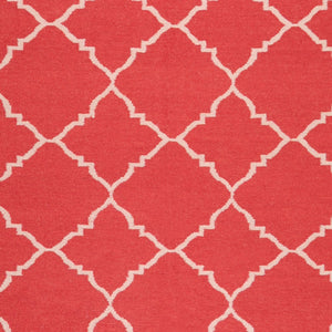 Surya Frontier Ft-220 Handmade 2' X 3' Wool Rug - Durable, Modern Decor With Natural Charm & Warranty Red Wool Ft41-23