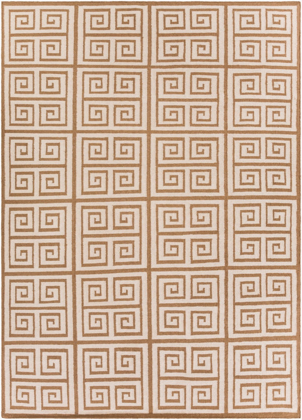 Surya Frontier 2'6" X 8' Handmade Wool Rug - Elegant Global Designs For Chic Home Decor & Durability Brown Wool Ft419-23