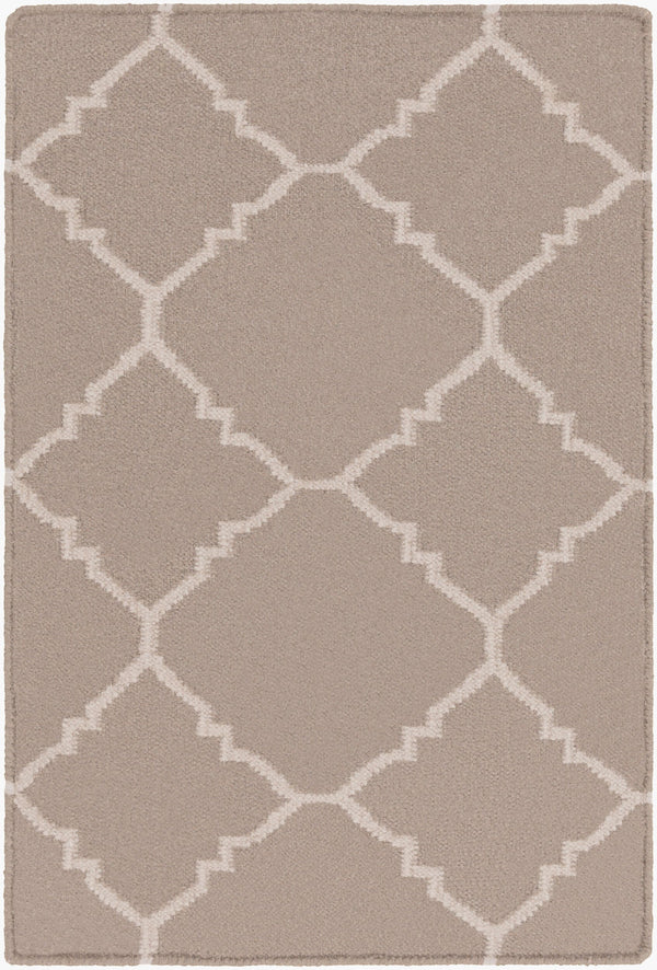 Surya Frontier Ft-220 Handmade 2' X 3' Wool Rug - Durable, Modern Decor With Natural Charm & Warranty Brown Wool Ft42-3656