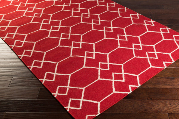 Surya Frontier 2'6" X 8' Handmade Wool Rug - Elegant Global Designs For Chic Home Decor & Durability Burgandy Wool Ft430-811