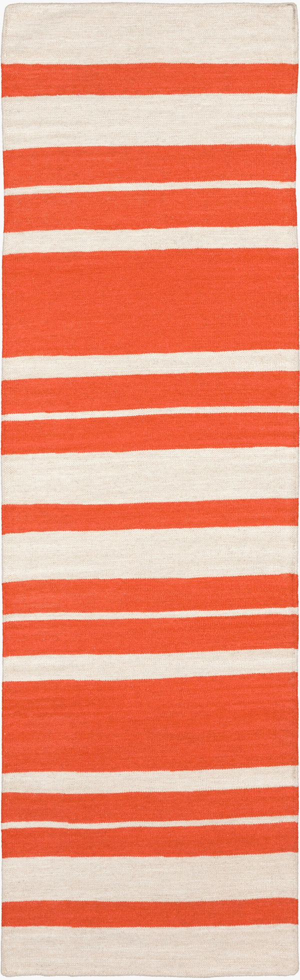 Surya Frontier 2'6" X 8' Handmade Wool Rug - Elegant Global Designs For Chic Home Decor & Durability Burnt Orange Wool Ft438-268