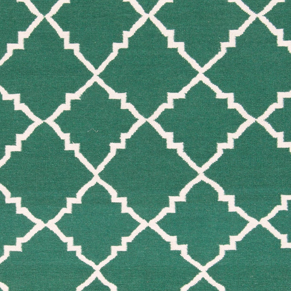 Surya Frontier Ft-220 Handmade 2' X 3' Wool Rug - Durable, Modern Decor With Natural Charm & Warranty Dark Green Wool Ft447-268