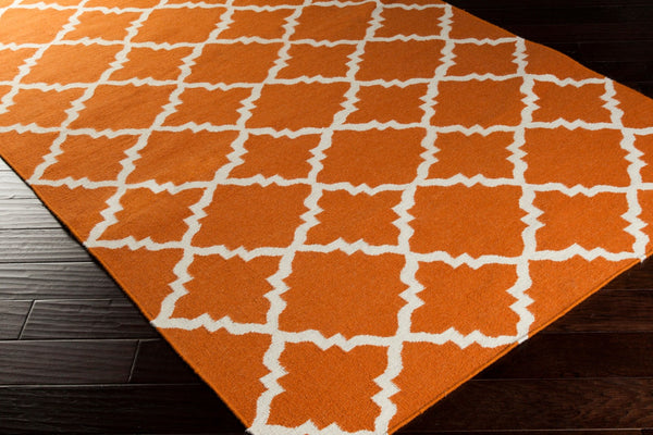 Surya Frontier Ft-220 Handmade 2' X 3' Wool Rug - Durable, Modern Decor With Natural Charm & Warranty Burnt Orange Wool Ft448-811