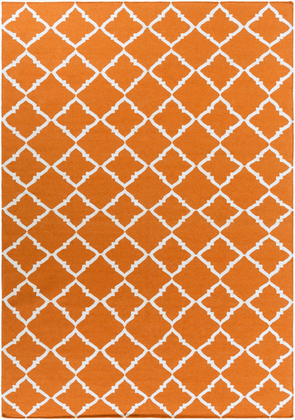 Surya Frontier Ft-220 Handmade 2' X 3' Wool Rug - Durable, Modern Decor With Natural Charm & Warranty Burnt Orange Wool Ft448-811