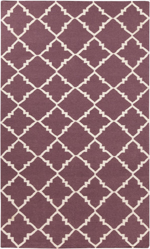 Surya Frontier Ft-220 Handmade 2' X 3' Wool Rug - Durable, Modern Decor With Natural Charm & Warranty Plum Wool Ft450-913