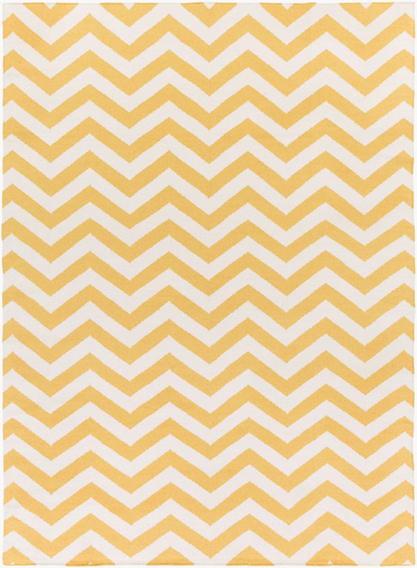 Surya Frontier 2'6" X 8' Handmade Wool Rug - Elegant Global Designs For Chic Home Decor & Durability Mustard Wool Ft453-811