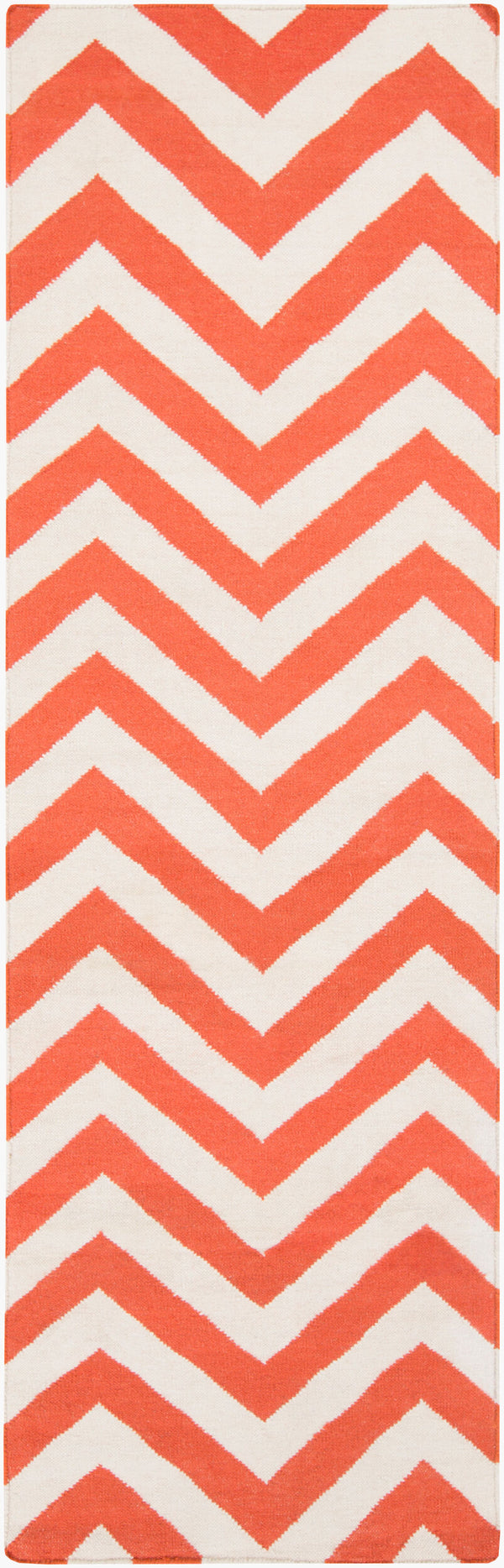 Surya Frontier 2'6" X 8' Handmade Wool Rug - Elegant Global Designs For Chic Home Decor & Durability Red Wool Ft456-268