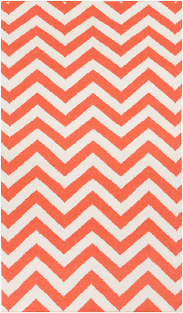 Surya Frontier 2'6" X 8' Handmade Wool Rug - Elegant Global Designs For Chic Home Decor & Durability Red Wool Ft456-58