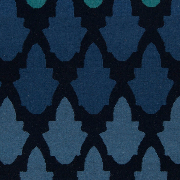 Surya Frontier 2'6" X 8' Handmade Wool Rug - Elegant Global Designs For Chic Home Decor & Durability Navy Wool Ft461-23