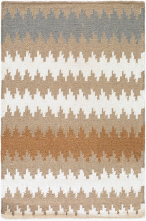 Surya Frontier 2'6" X 8' Handmade Wool Rug - Elegant Global Designs For Chic Home Decor & Durability Brown Wool Ft489-23