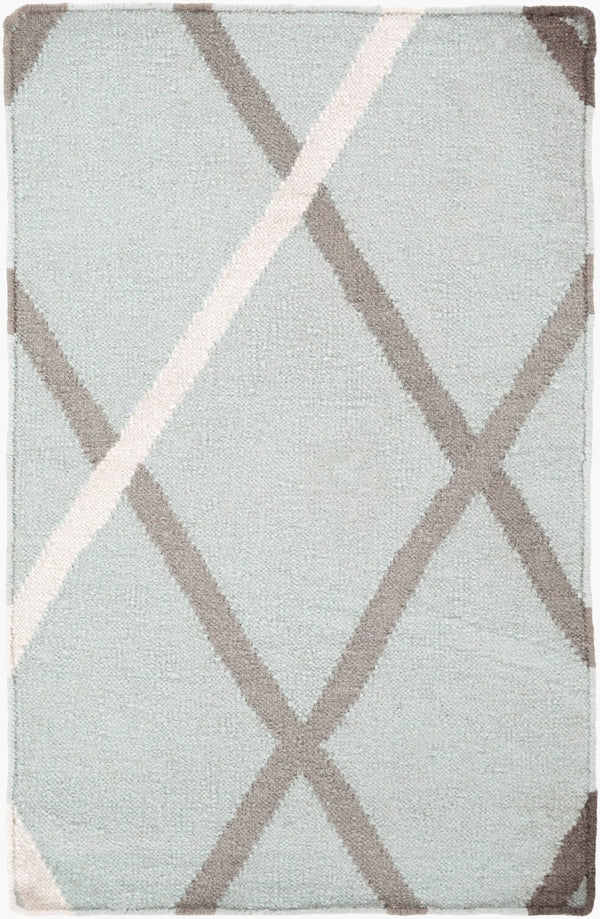 Surya Frontier 2'6" X 8' Handmade Wool Rug - Elegant Global Designs For Chic Home Decor & Durability Seafoam Wool Ft490-3656