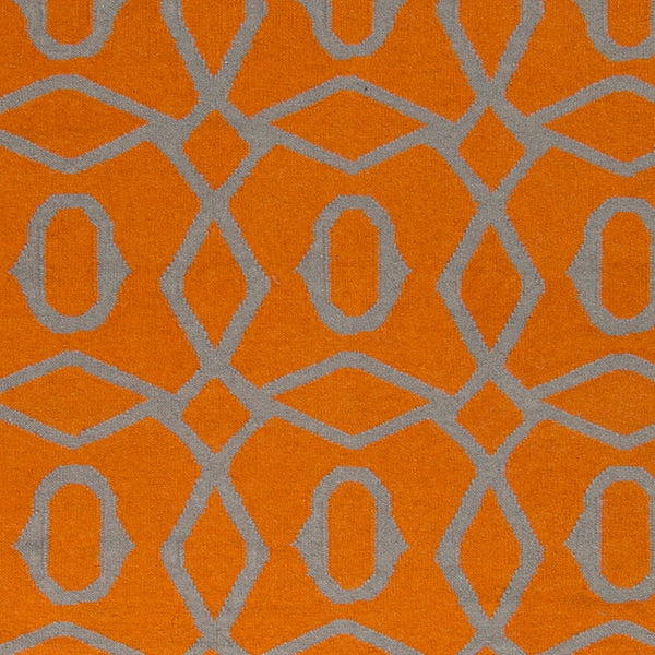 Surya Frontier 2'6" X 8' Handmade Wool Rug - Elegant Global Designs For Chic Home Decor & Durability Burnt Orange Wool Ft493-268