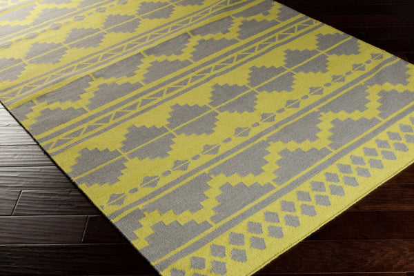 Surya Frontier 2'6" X 8' Handmade Wool Rug - Elegant Global Designs For Chic Home Decor & Durability Olive Wool Ft494-23