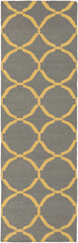Surya Frontier 2'6" X 8' Handmade Wool Rug - Elegant Global Designs For Chic Home Decor & Durability Gray Wool Ft499-268
