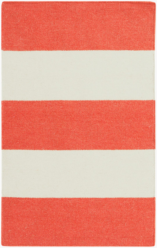 Surya Frontier Ft-220 Handmade 2' X 3' Wool Rug - Durable, Modern Decor With Natural Charm & Warranty Rust Wool Ft50-23