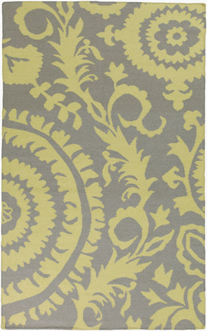 Surya Frontier 2'6" X 8' Handmade Wool Rug - Elegant Global Designs For Chic Home Decor & Durability Gray Wool Ft509-811