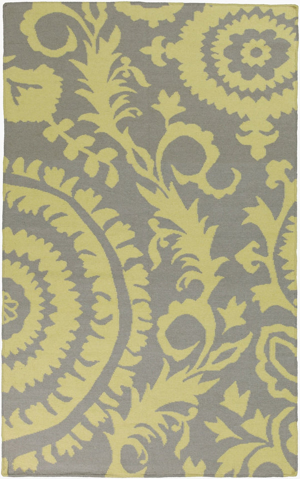 Surya Frontier 2'6" X 8' Handmade Wool Rug - Elegant Global Designs For Chic Home Decor & Durability Gray Wool Ft509-811